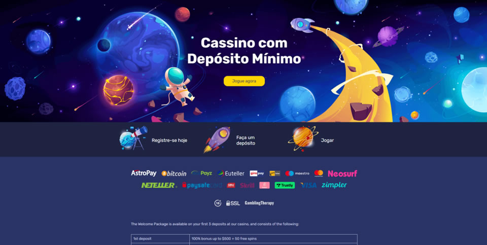 Percebemos que este site se destaca por oferecer aos usuários diversas opções de esportes, dos mais populares aos mais exóticos. Por isso, o site também oferece muitos jogos para apostar, desde os mais inusitados e desconhecidos até os já consagrados e famosos no mundo esportivo. O site atende, portanto, aos mais diversos gostos e preferências dos apostadores, que podem encontrar no site seu esporte preferido ou descobrir novas formas de experimentá-lo.